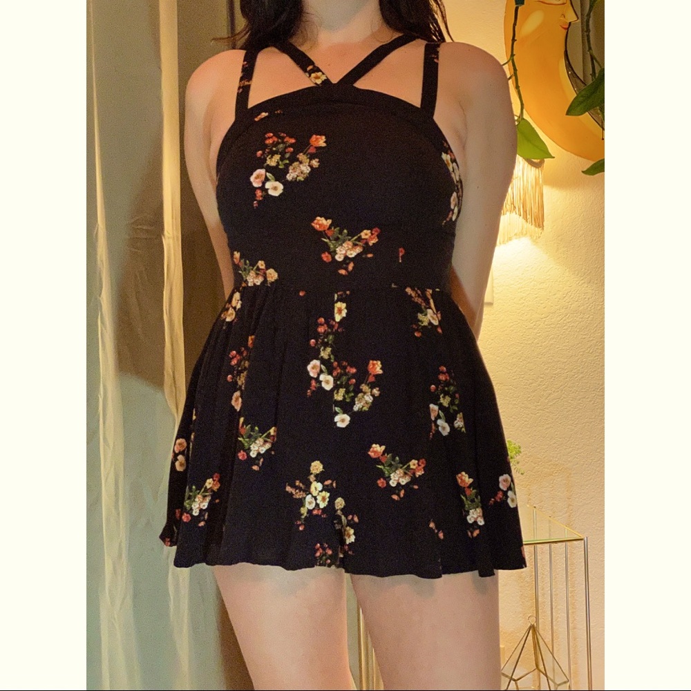 FLORAL ROMPER